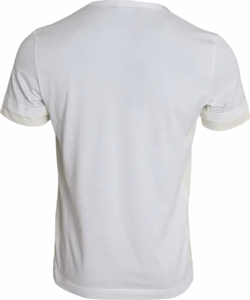 Dolce & Gabbana White Cotton Pocket Short Sleeves T-shirt