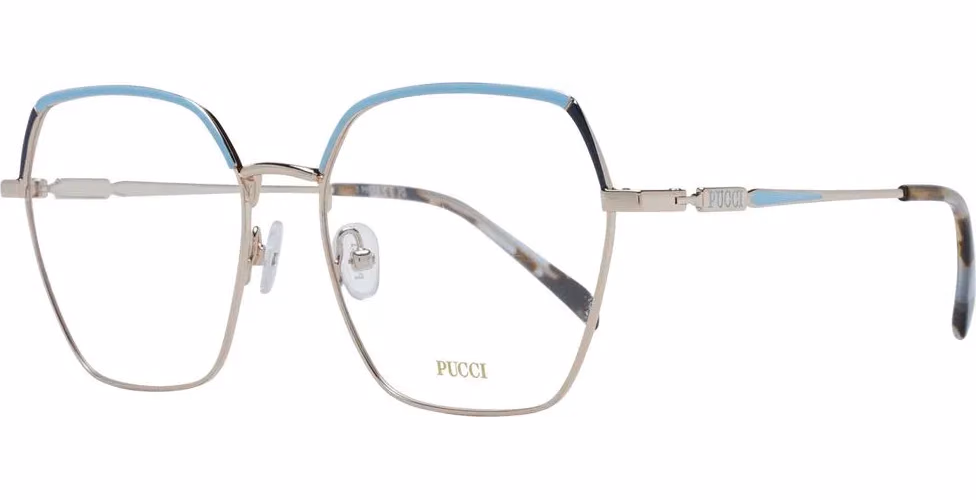 Emilio Pucci Gold Metal Glasses (Frames)