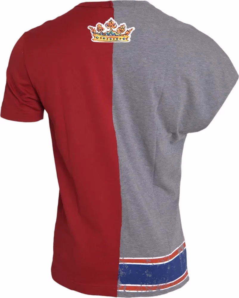 Dolce & Gabbana Multicolor Graphic Short Sleeve T-shirt