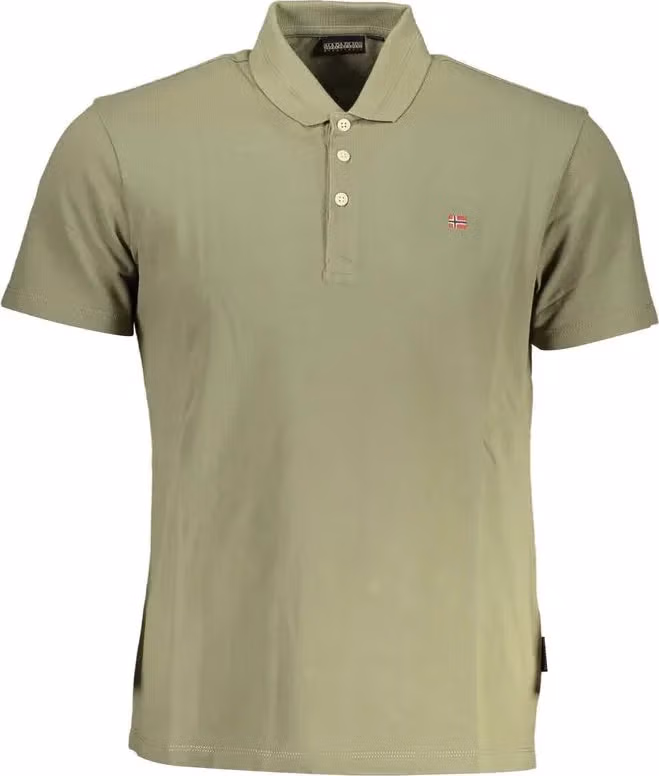 Napapijri Green Cotton Polo Shirt