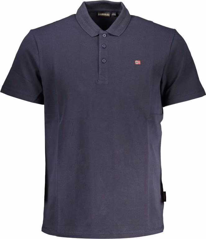 Napapijri Blue Cotton Polo Shirt