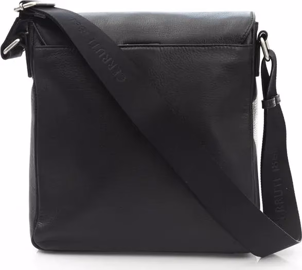 Cerruti 1881 Yellow Leather Men Crossbody Bag