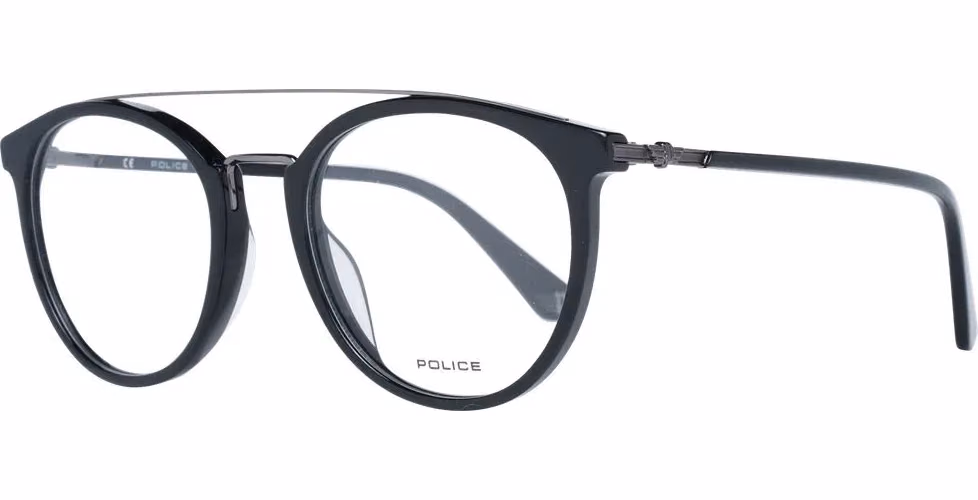 Police Black Metal & Plastic Glasses (Frames)