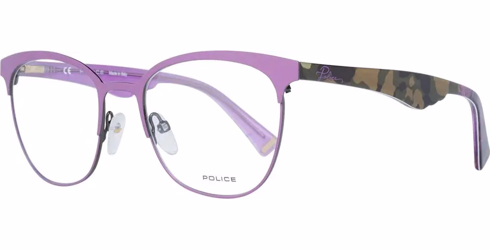 Police Purple Plastic Glasses (Frames)