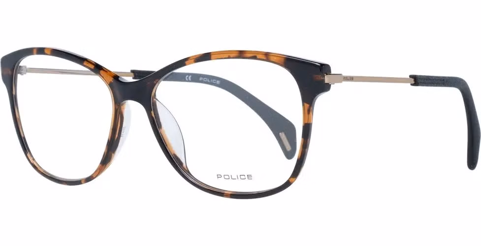 Police Brown Plastic Glasses (Frames)