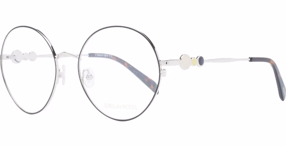 Emilio Pucci Black Metal Glasses (Frames)
