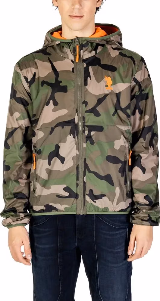 U.S. POLO ASSN. Green Polyamide Shell Jacket