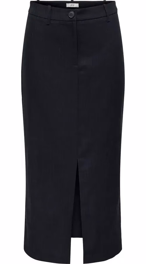 Jacqueline De Yong Gray Polyester Long Skirt