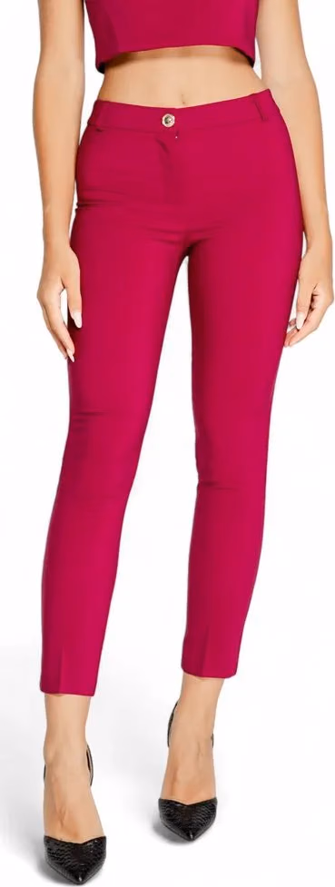 Rinascimento Bordeaux Polyester Casual Pants