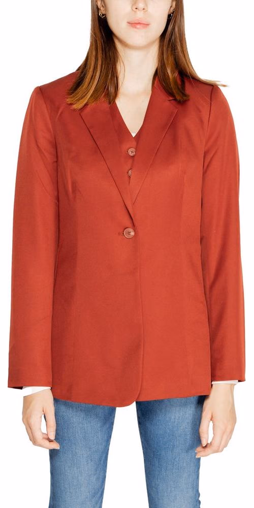 Vero Moda Red Polyester Blazer