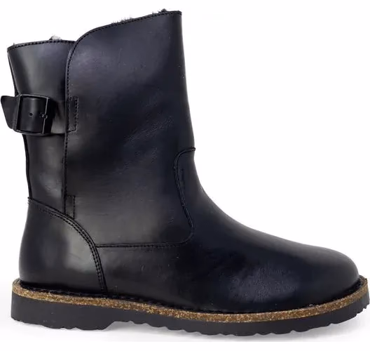 Birkenstock Black Leather Ankle Boots