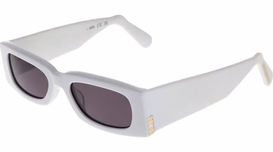 GCDS White Plastic Sunglasses