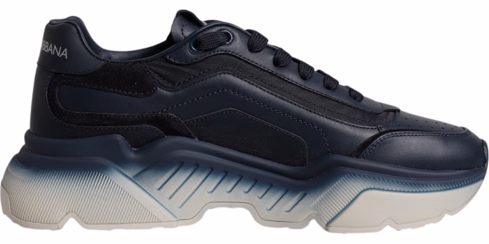 Dolce & Gabbana Navy Blue Daymaster Low Top Men Sneakers Shoes