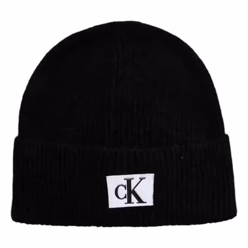 Calvin Klein Jeans Black Marabou Cap (Baseball Hat)