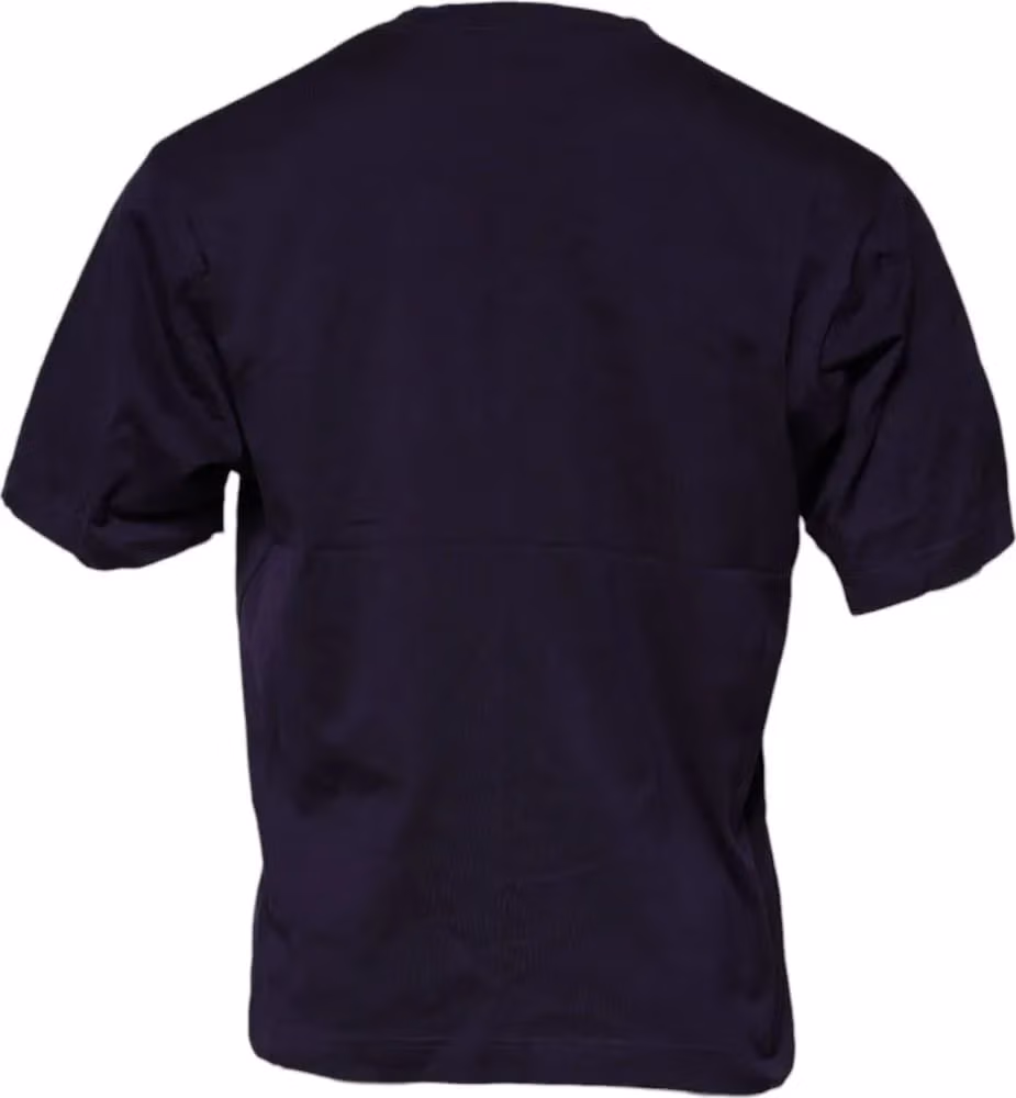 Dolce & Gabbana Purple DG Logo Cotton Crew Neck T-shirt