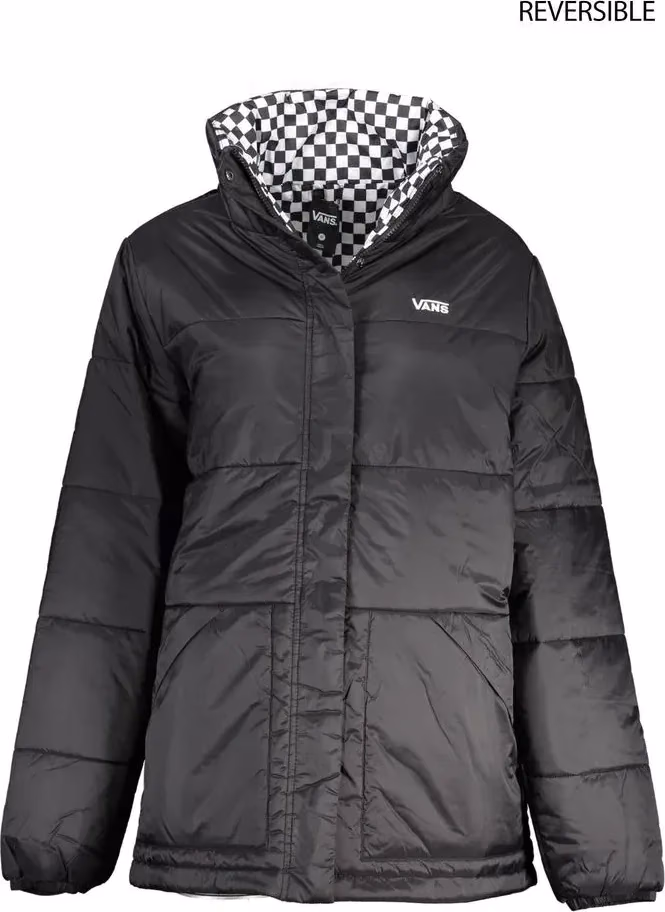 Vans Black Nylon Jackets & Coat