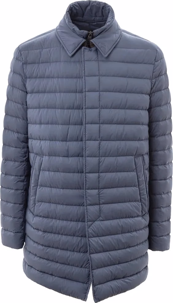 Herno Blue Polyester Coat