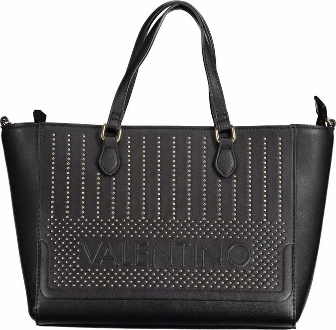 Mario Valentino Black Polyurethane Women Handbag