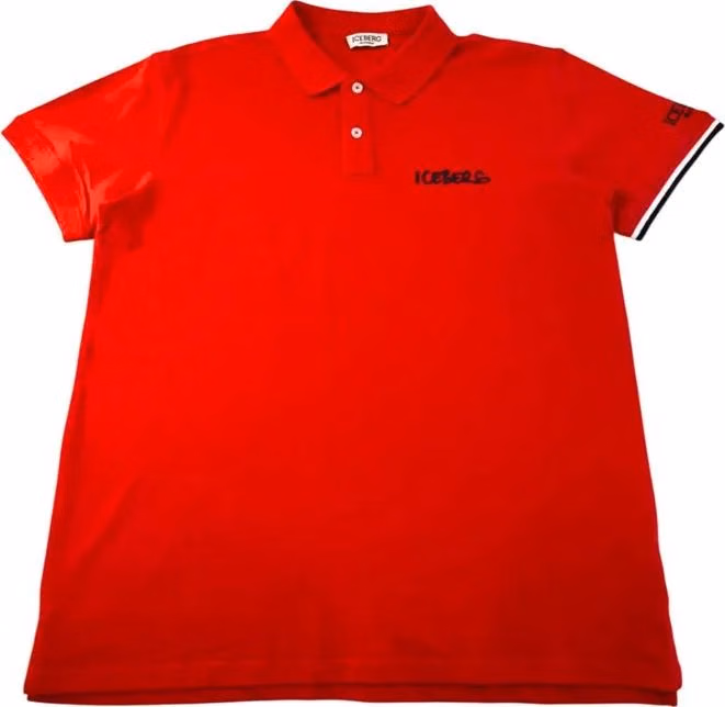 Iceberg Red Cotton Men Polo Shirt