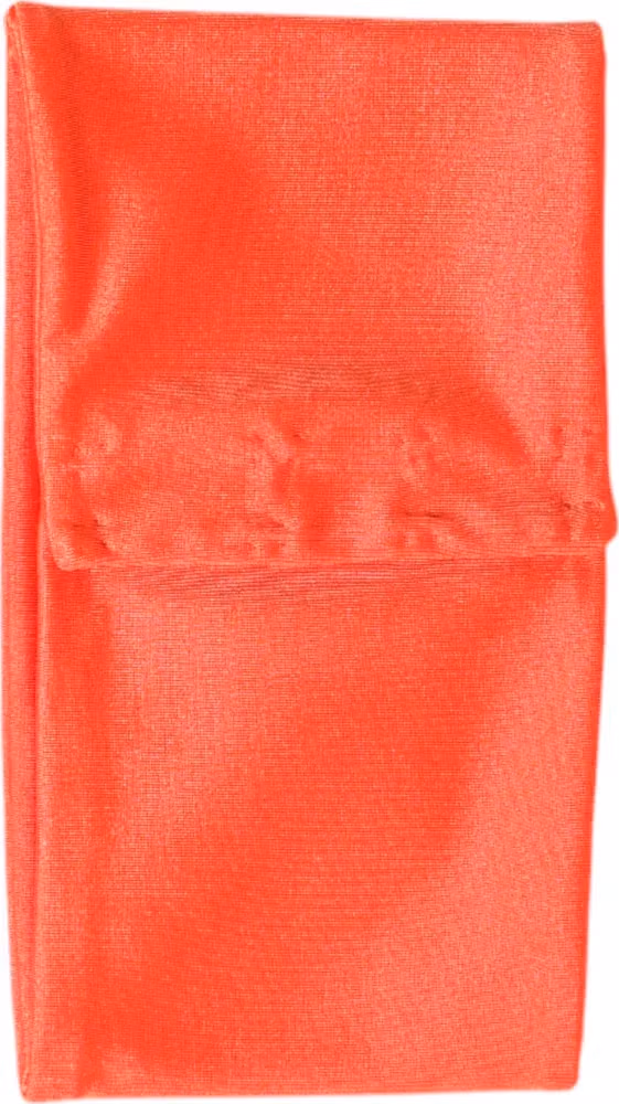 Dolce & Gabbana Orange Nylon Stretch Women Neck Warmer Scarf