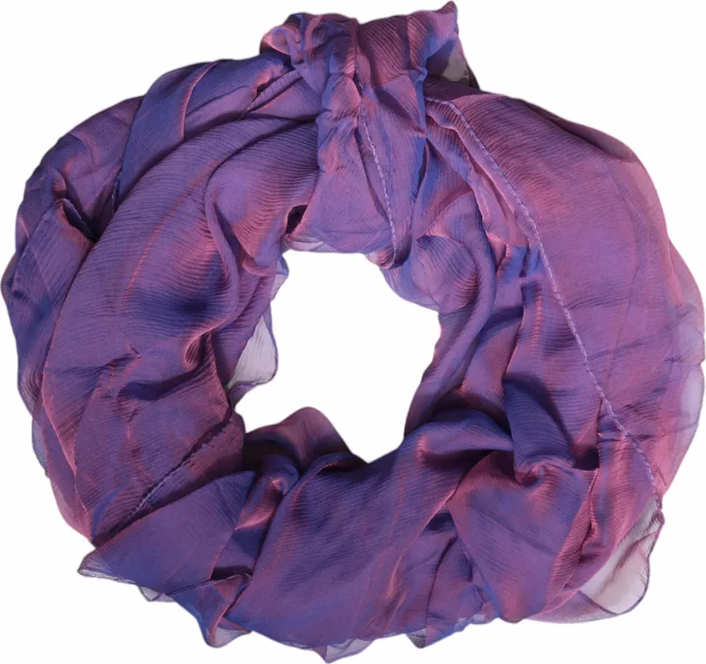 Dolce & Gabbana Purple Silk Rectangle Wrap Shawl Scarf