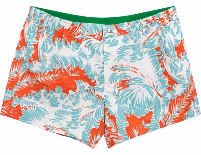 Bottega Veneta White Polyamide Swim Shorts