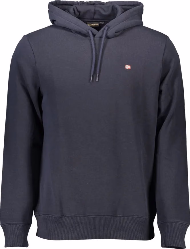 Napapijri Blue Cotton Men's Hoodie