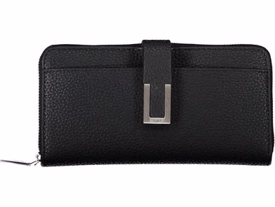 Nero Polyurethane Women Wallet