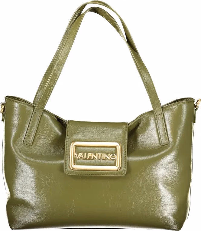 Mario Valentino Verde Polyurethane Women's Bag with Adjustable Strap