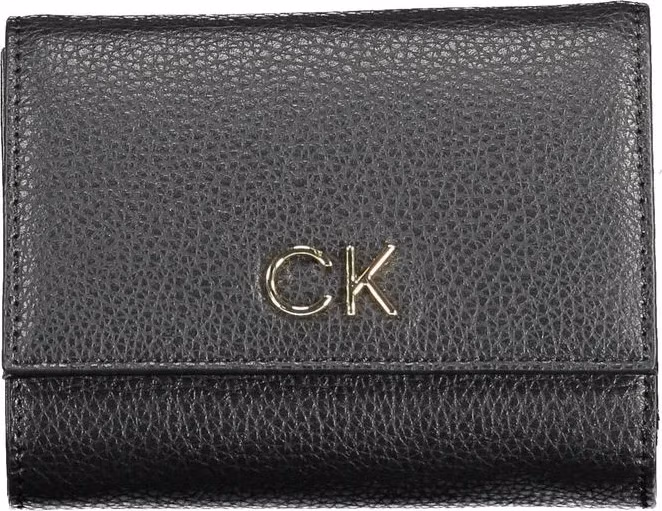 Calvin Klein Black Polyurethane Women Wallet