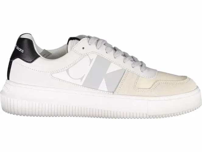 Calvin Klein Bianco Leather Women Sneaker