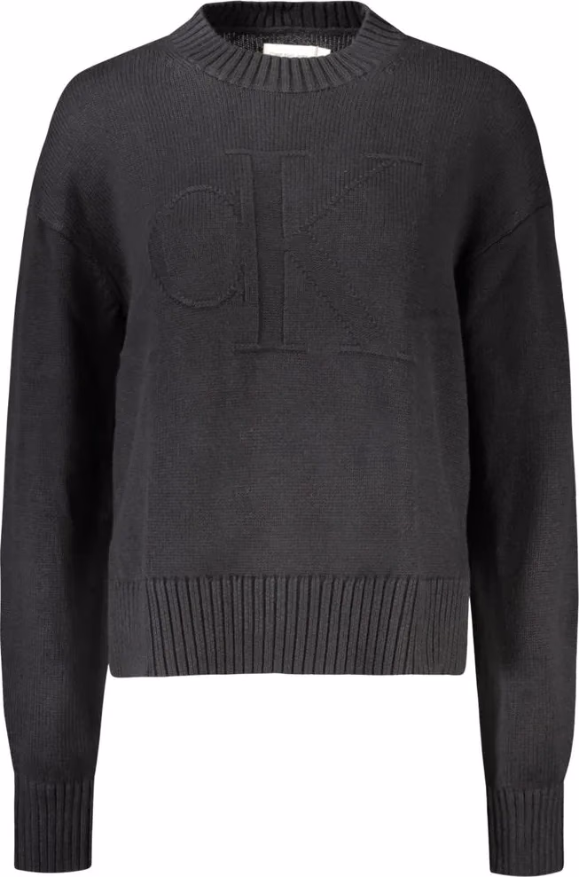 Calvin Klein Black Cotton Women Sweater