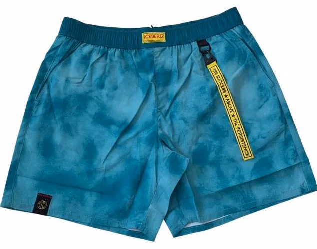 Iceberg Light Blue Polyester Men Swim Short