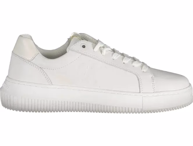 Calvin Klein Bianco Leather Women Sneaker