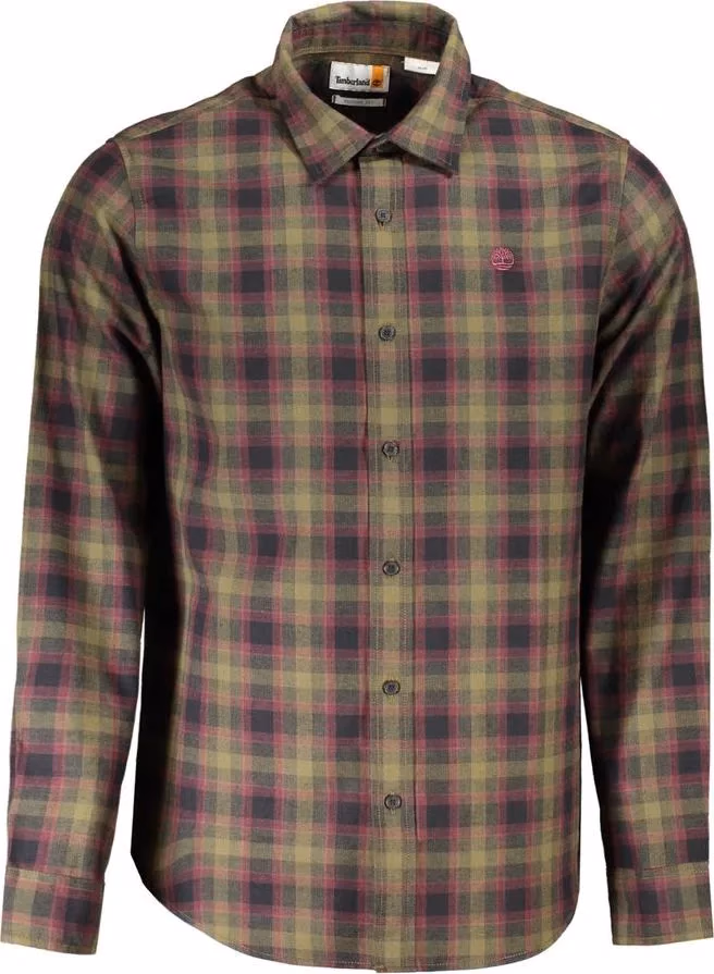 Timberland Verde Cotton Men Shirt