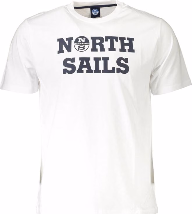 North Sails White Cotton Men's T-Shirt