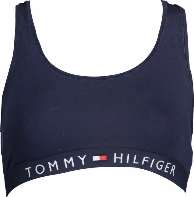 Tommy Hilfiger Blu Cotone Women Sports Bra