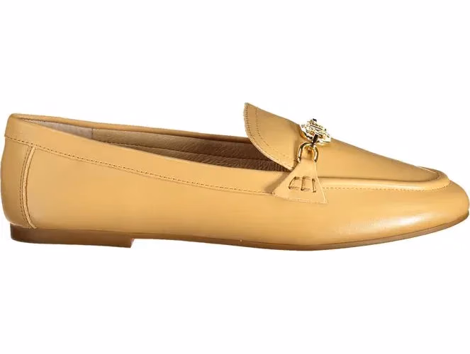 Ralph Lauren Beige Leather Womens Classic Shoe