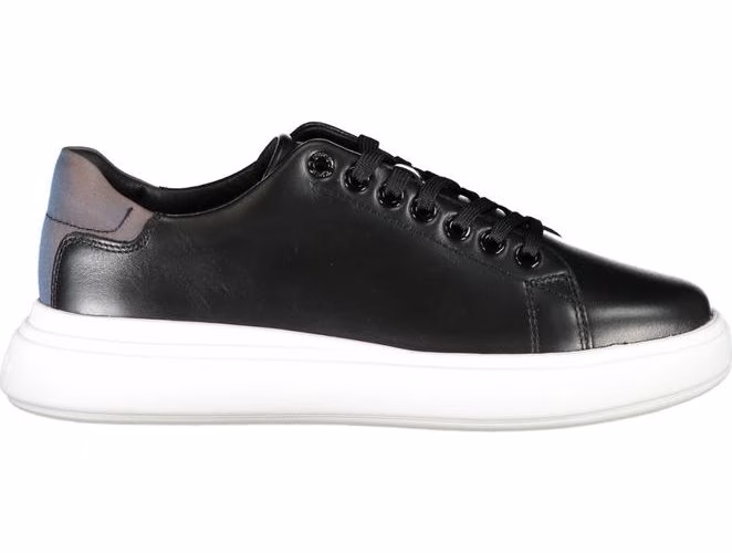 Calvin Klein Black Leather Women Sneaker