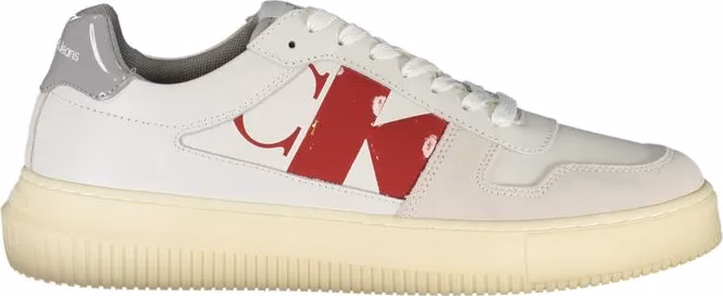 Calvin Klein Bianco Leather Men Sneaker