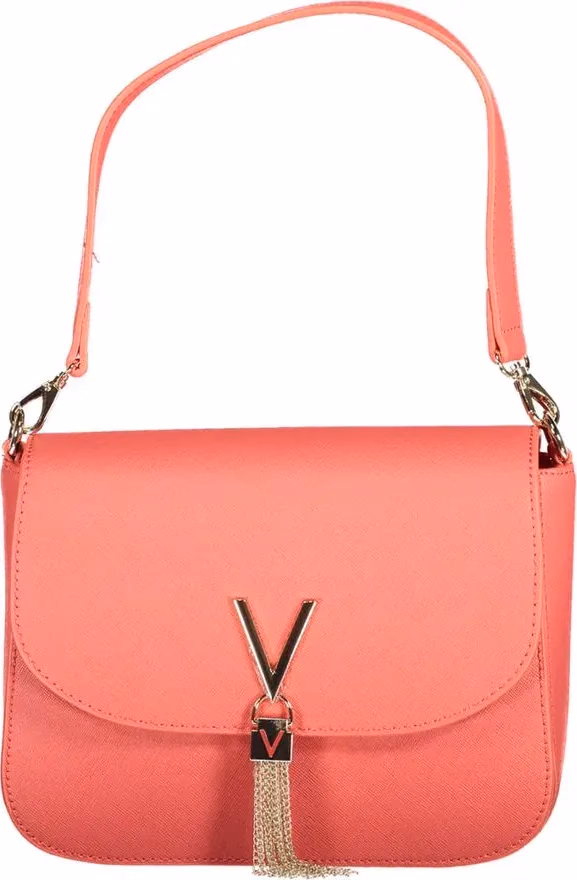 Mario Valentino Rosa Poliuretano Womens Bag with Removable Handles and Pockets