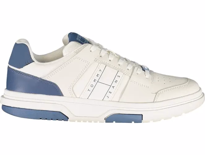 Tommy Hilfiger Bianco Polyurethane Men's Sneaker