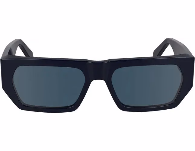 Calvin Klein Blue Acetate Women's Sunglass