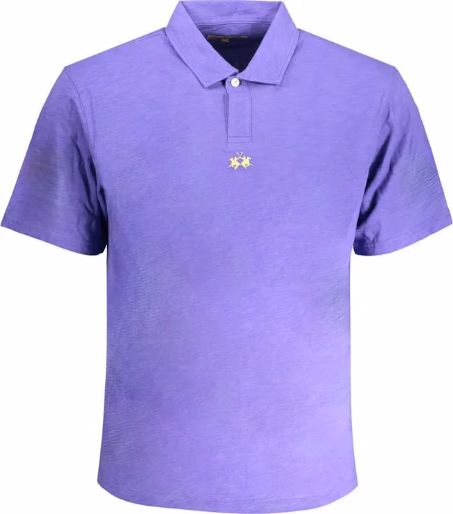 La Martina Arancione Cotton Mens Polo