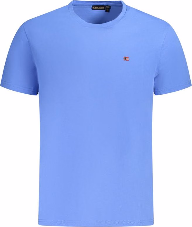 Napapijri Blue Cotton Men's T-Shirt