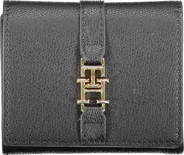 Tommy Hilfiger Black Polyurethane Women Wallet