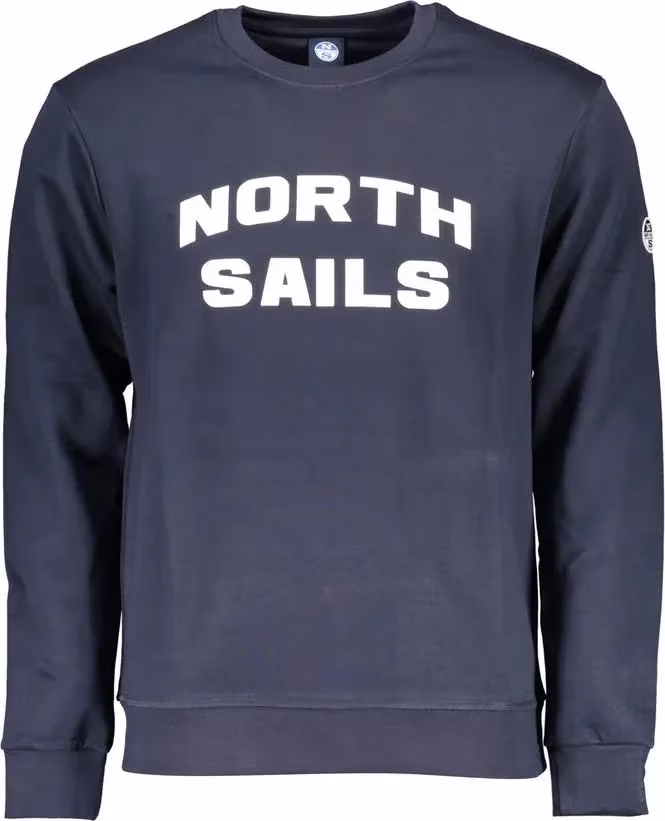 North Sails Blue Cotton Men's Sweatshirt