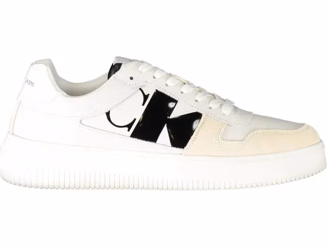 Calvin Klein Bianco Leather Men Sneaker
