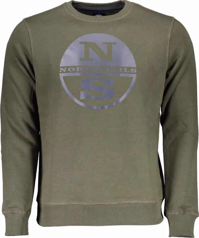 North Sails Verde Cotton Men Sweatshirt