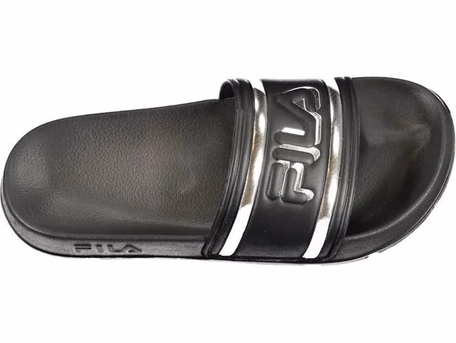 Fila Black Polyurethane Women's Slipper